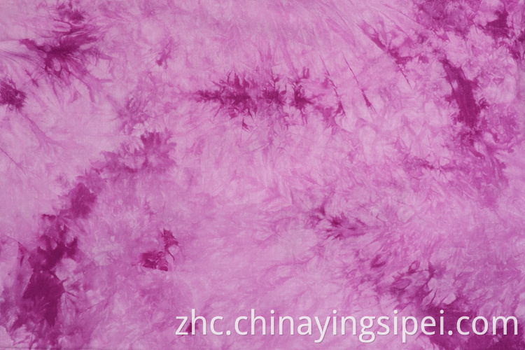 新产品领带染色的挑战裙印刷的罂粟裤rayon面料适用于礼服